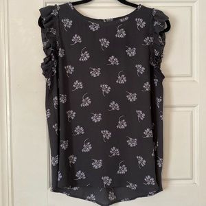 Loft Floral Blouse Size Small